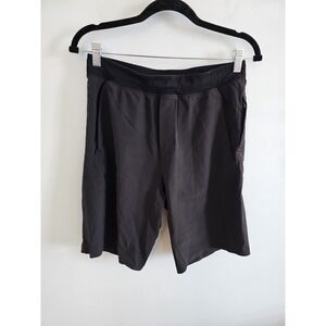 Lululemon Pace Breaker Shorts Mens Med BlackLined 7in Running Training Athletic